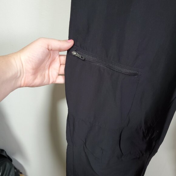 MCKINLEY Grindavik Nylon Stretch 32.5" Hiking Pants Straight Black Women Large - Picture 4 of 16